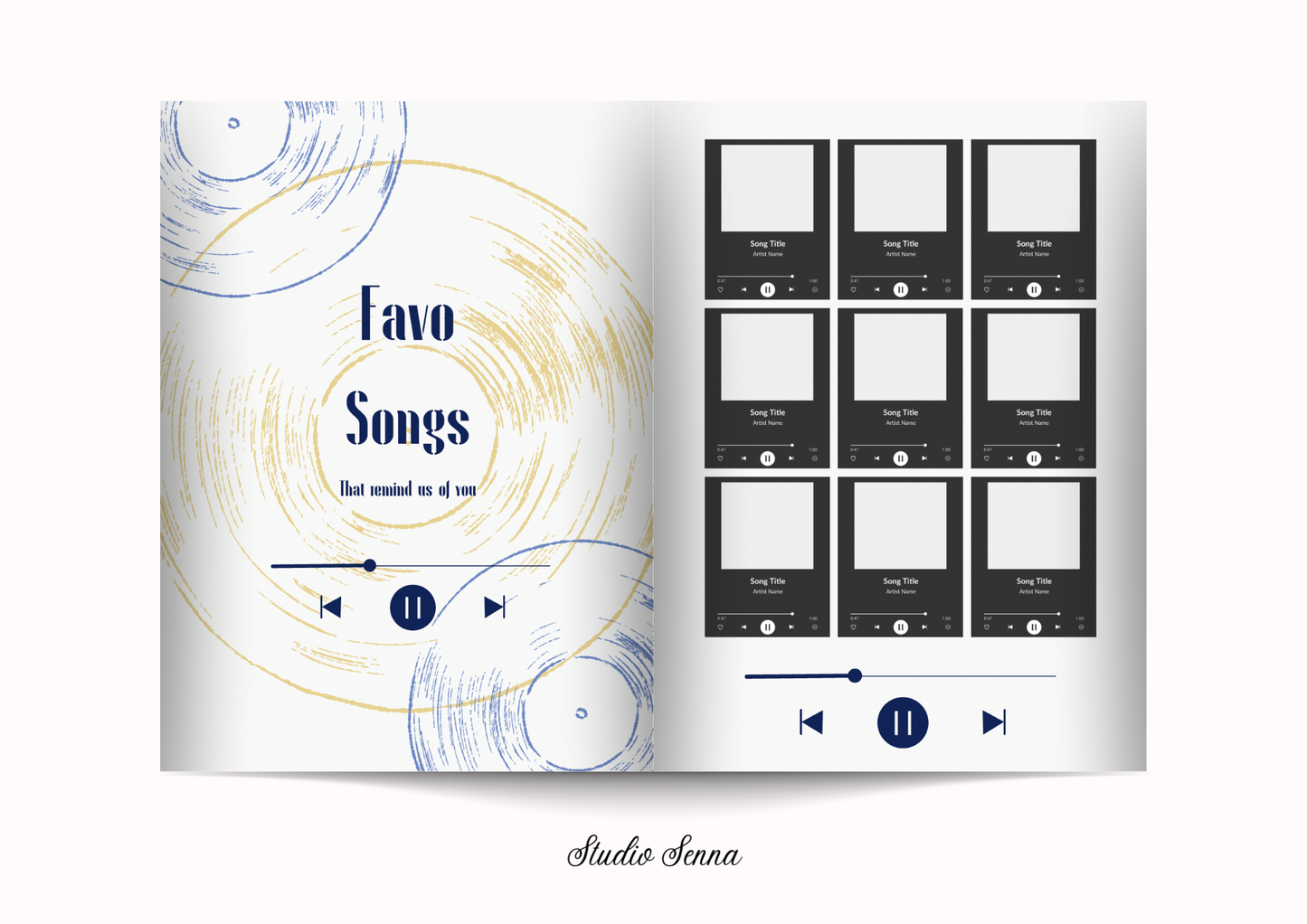 21 Diner Boek Template 'Tropical Zest'