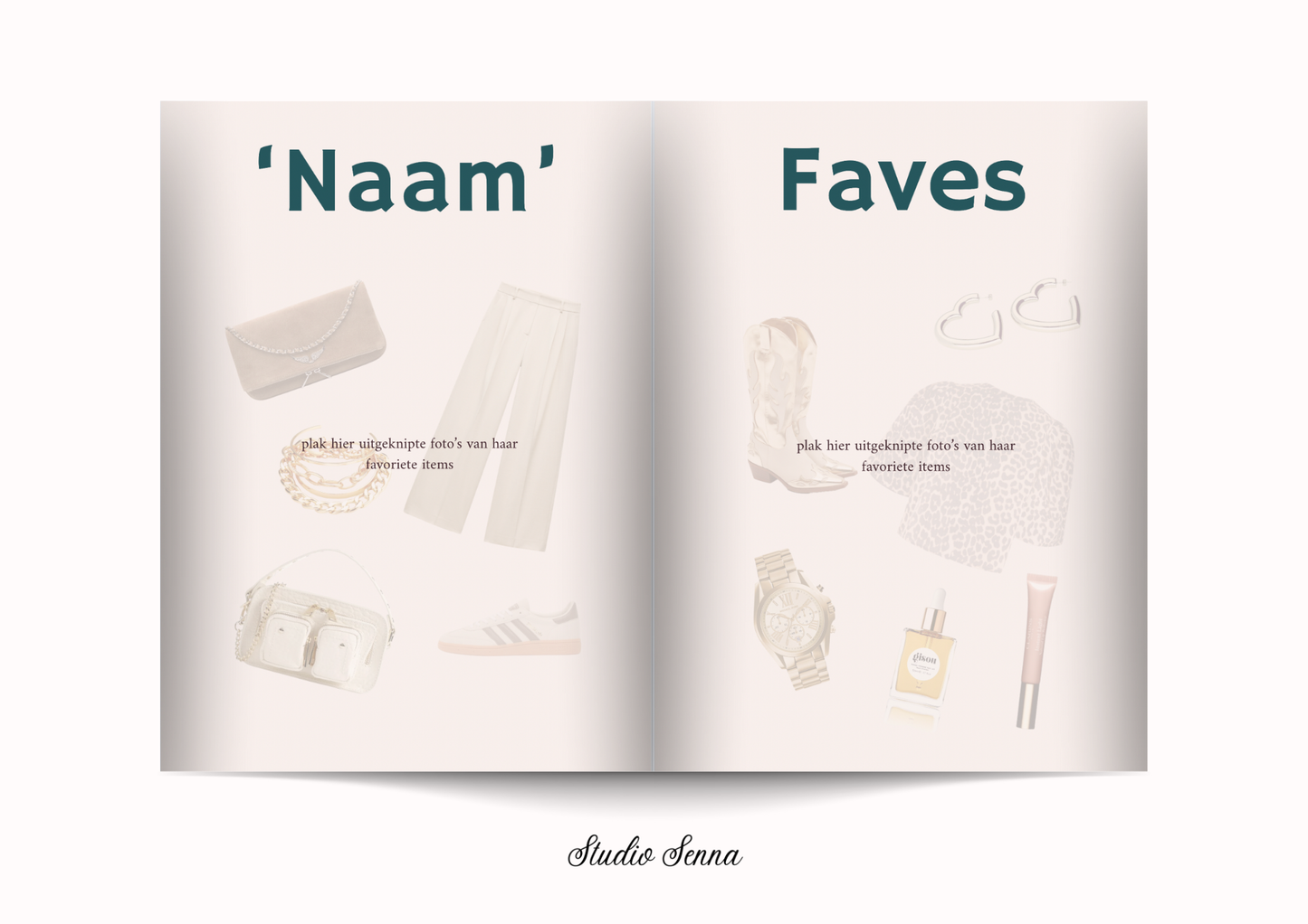 21 diner Boek template 'Stellar Babe'
