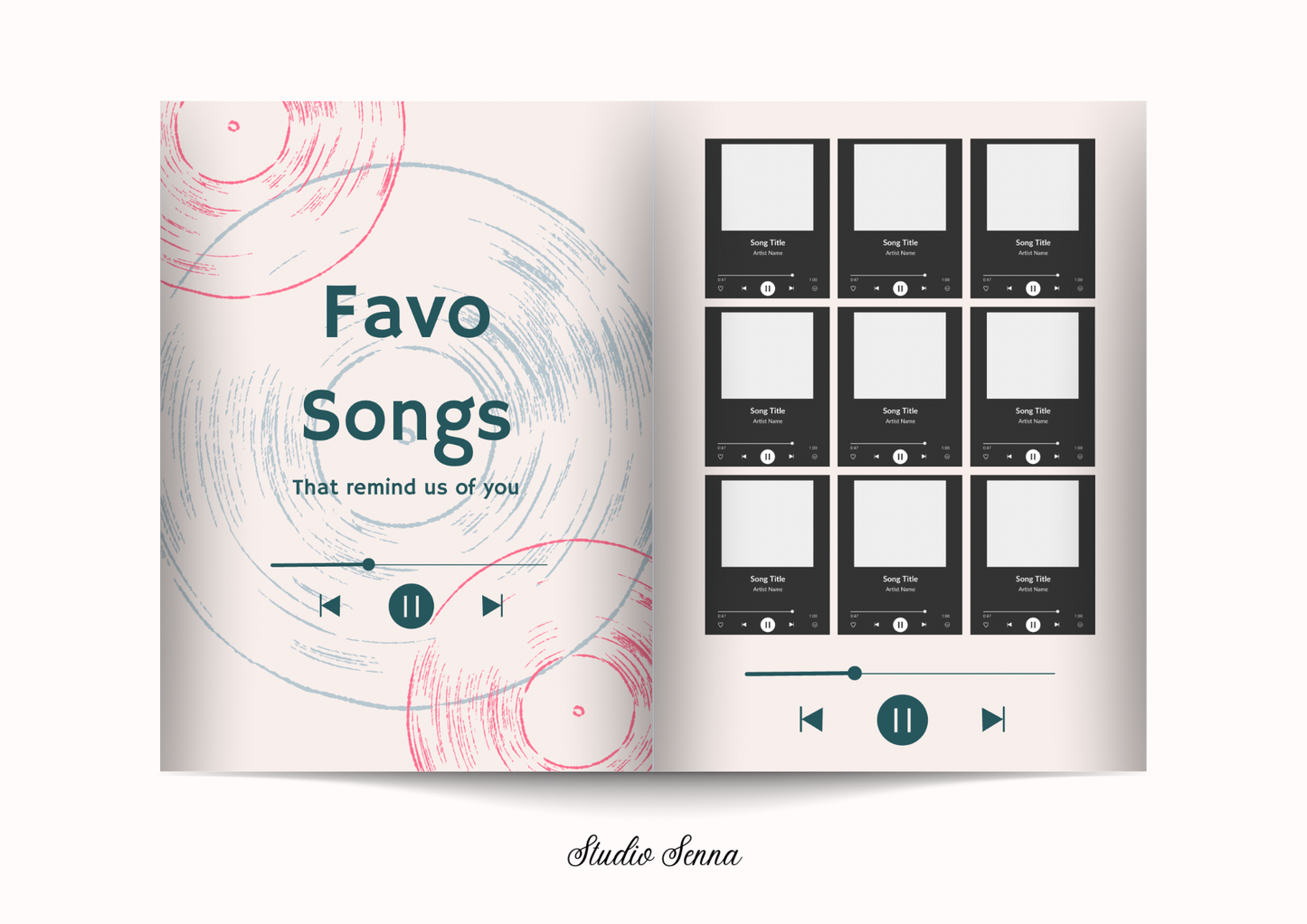 21 diner Boek template 'Stellar Babe'