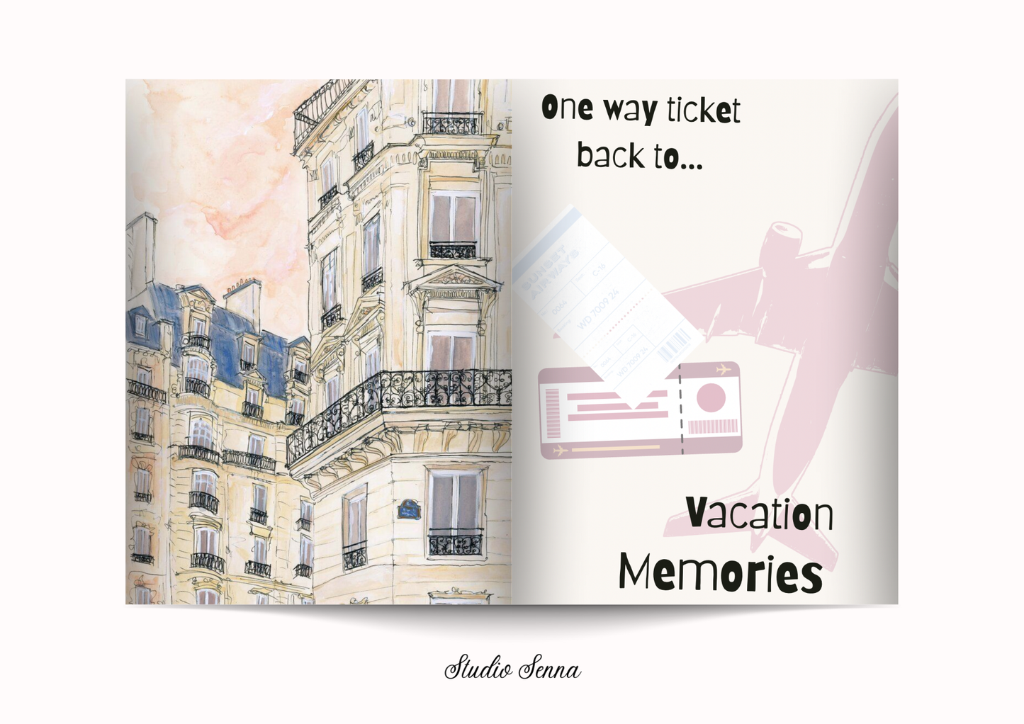 21 Diner Boek Template 'Blush Rebel'