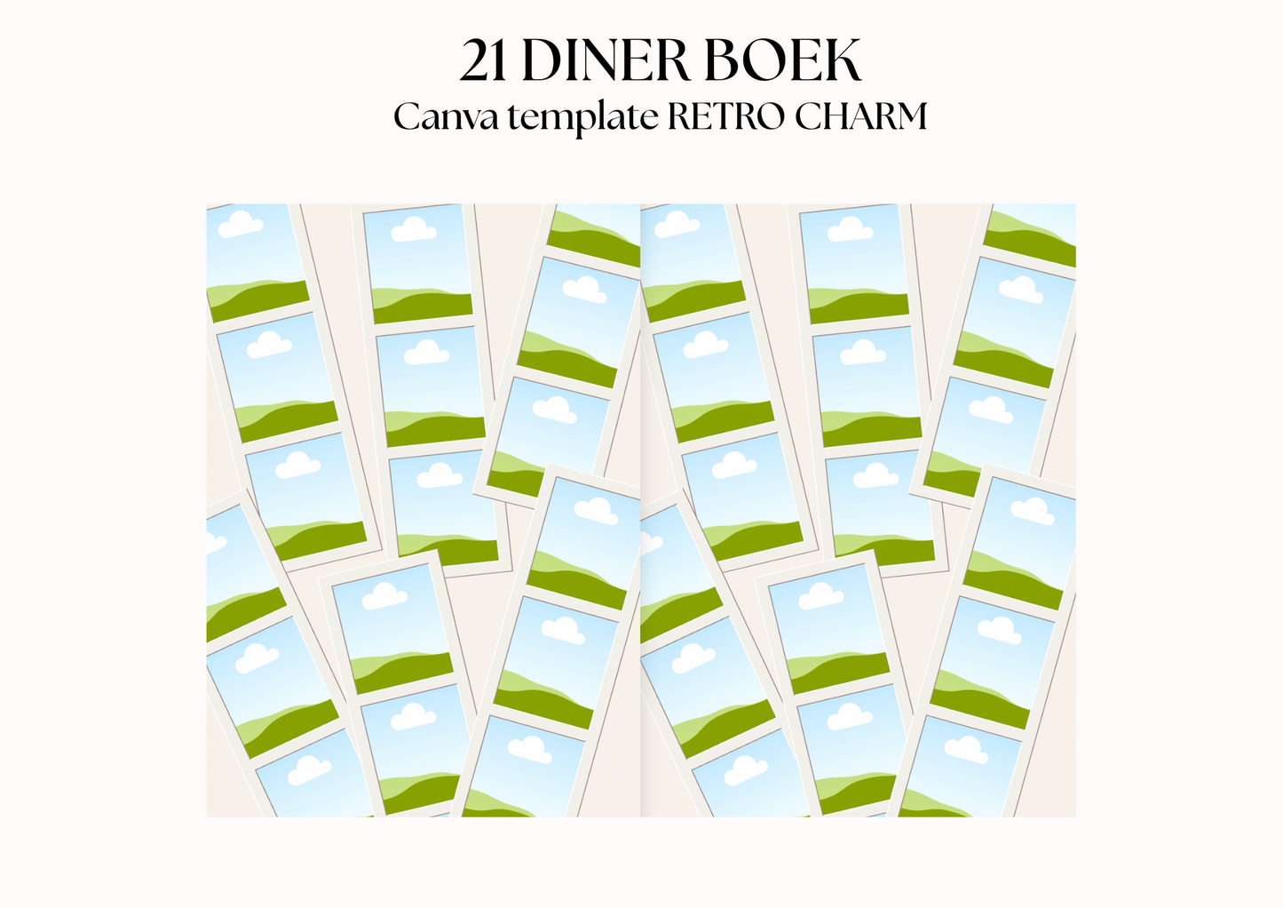 21 Diner Boek Template 'Retro Charm'