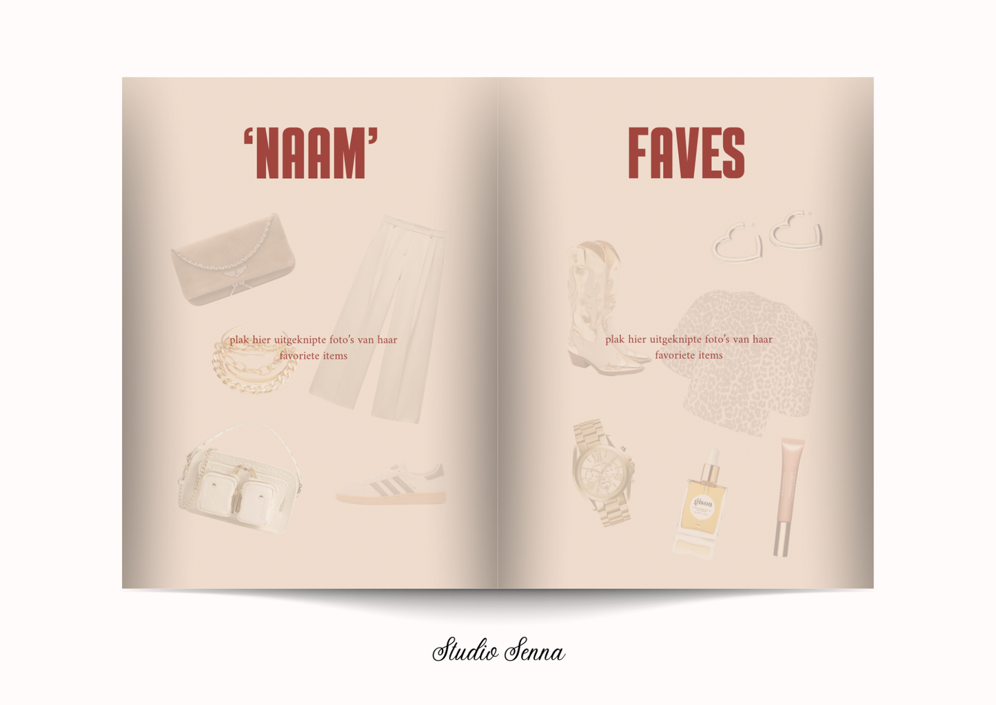 21 Diner boek Template 'Maple Street'