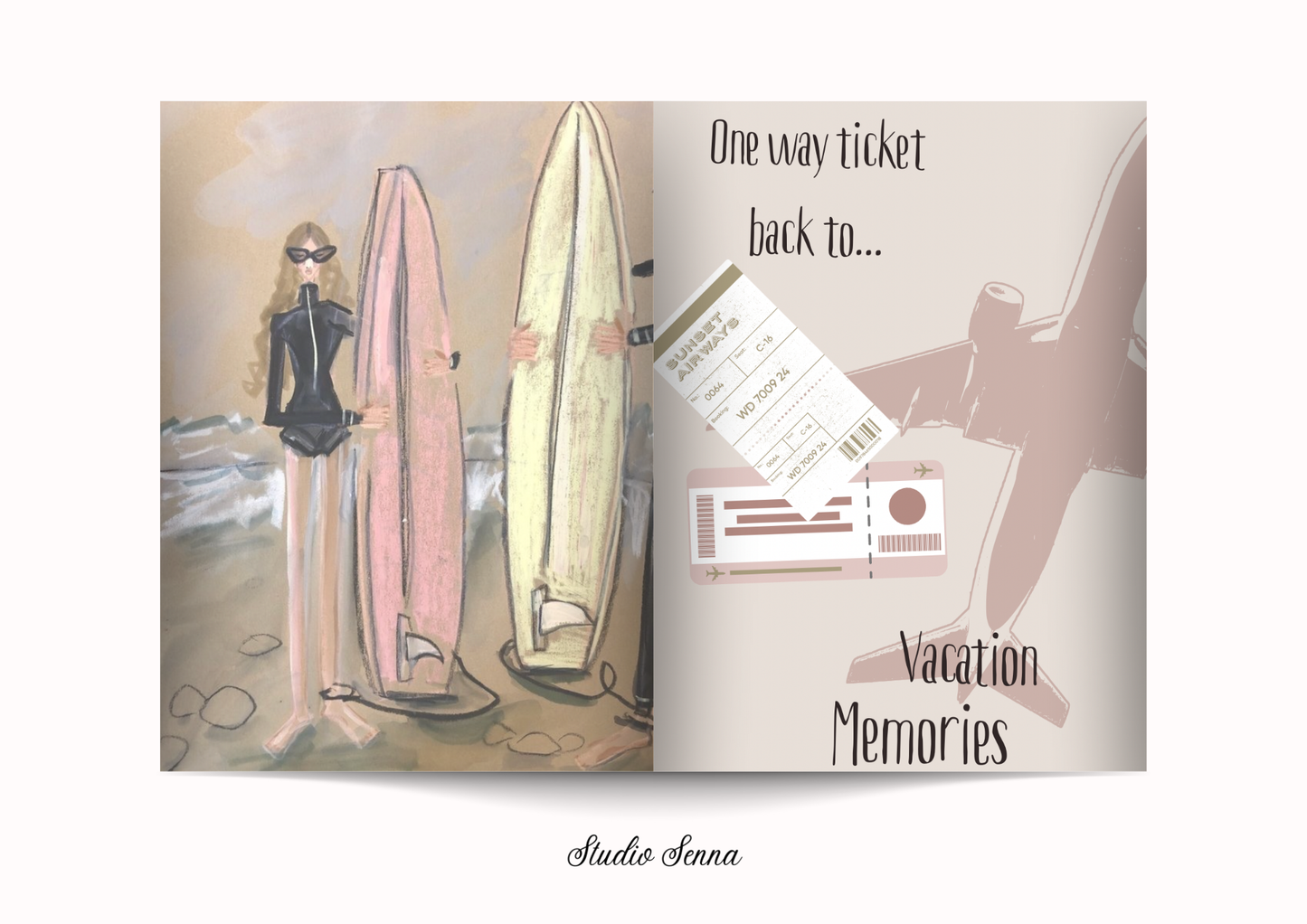 21 Diner Boek Template 'Nomad Drift'