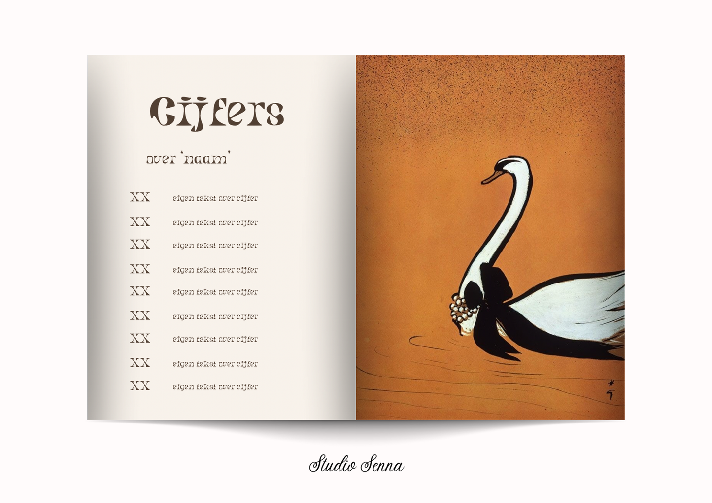 21 Diner Boek Template 'Retro Charm'