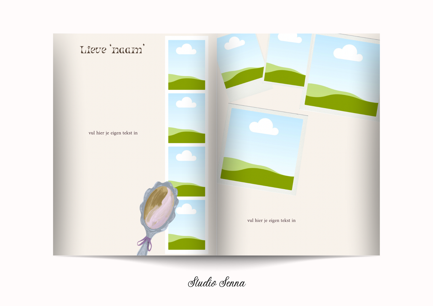 21 Diner Boek Template 'Retro Charm'