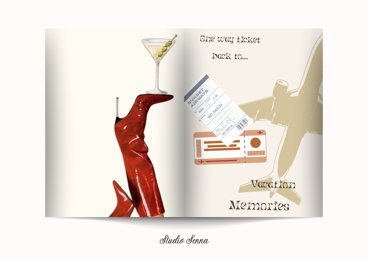 21 Diner Boek Template 'Retro Charm'