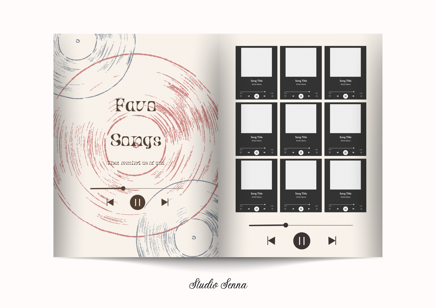 21 Diner Boek Template 'Retro Charm'