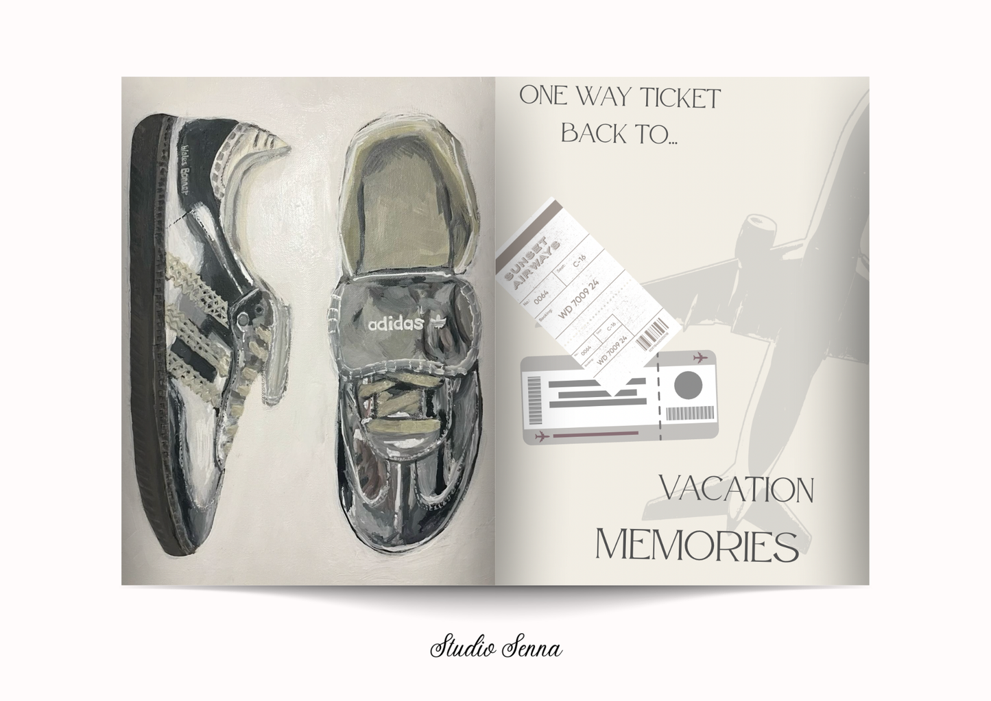 21 Diner Boek Template 'Soft Ash'